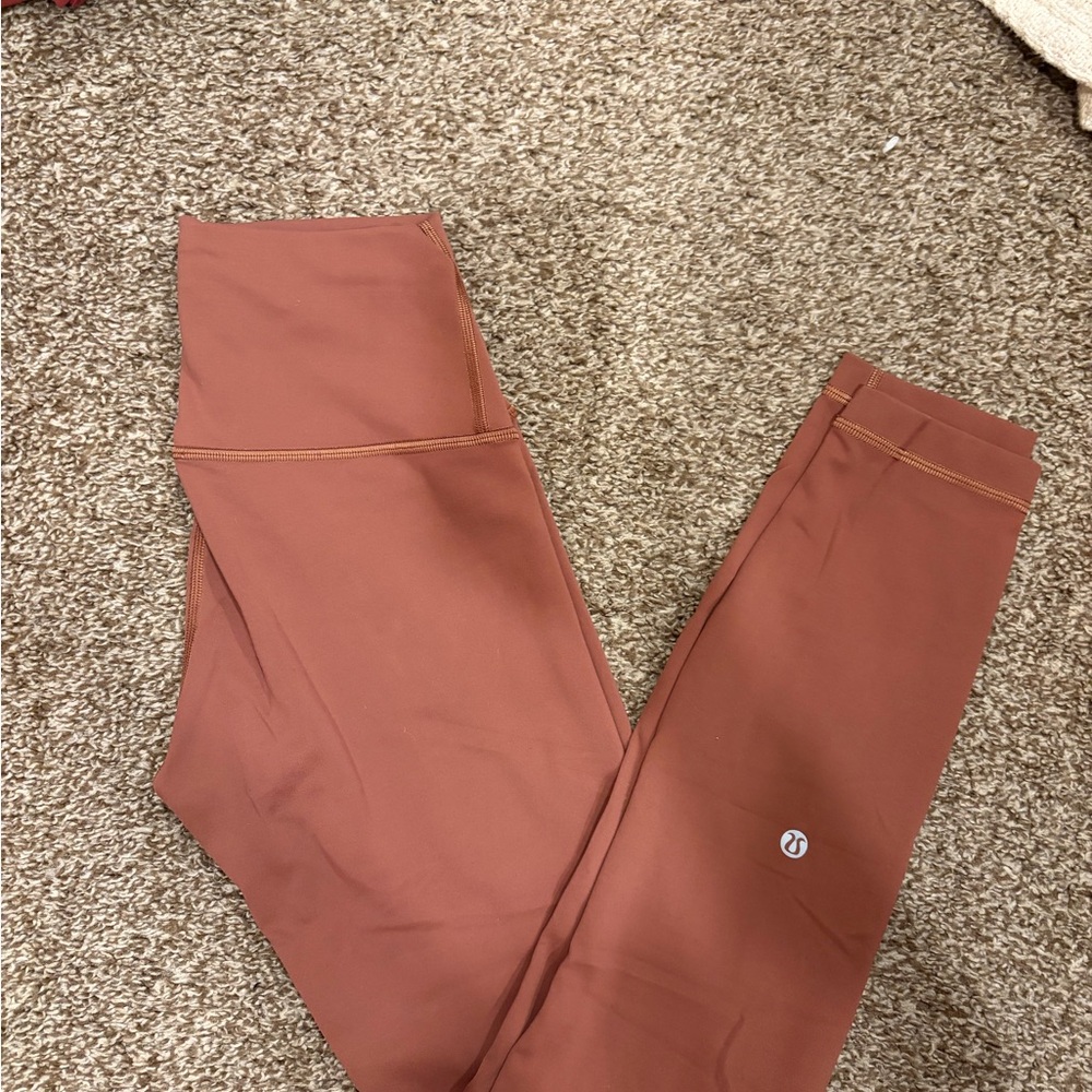 lululemon wunder train Brown Leggings